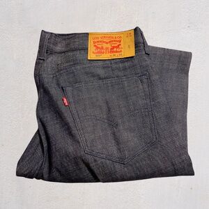Levi’s 501 XX Jeans W36 L32 Charcoal Black Straight Leg Button Fly Denim